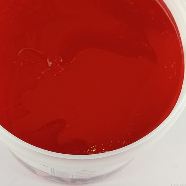plastizolová farba na sieťotlač - červená